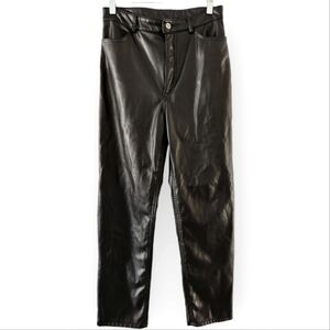 DYNAMITE Faux Leather Black Pants Size 8